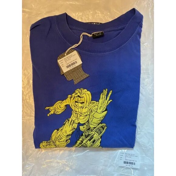 NWT Brain Dead x Them Ghetto Blaster T-Shirt, Royal Blue, Size: Medium - Picture 2 of 5
